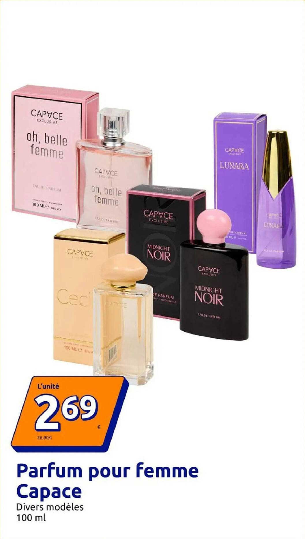 Parfum pour femme Capace