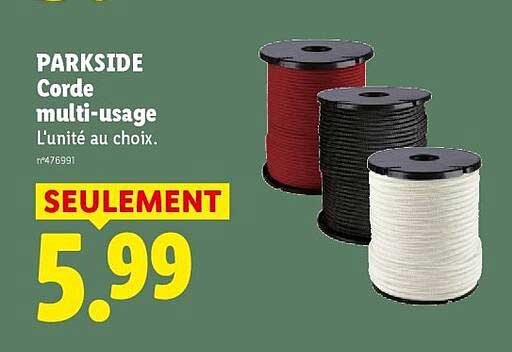 PARKSIDE Corde multi-usage L'unité au choix.