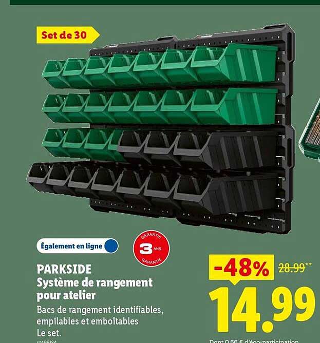 PARKSIDE Système de rangement pour atelier
