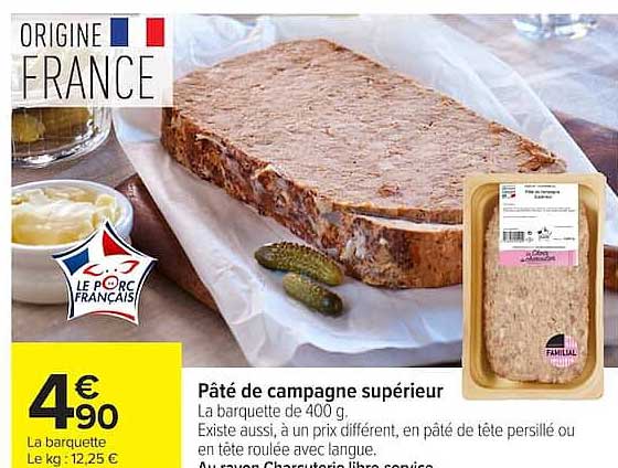 Pâté de campagne supérieur