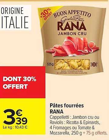 Pâtes fourrées RANA