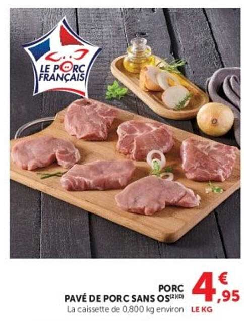 PAVÉ DE PORC SANS OS