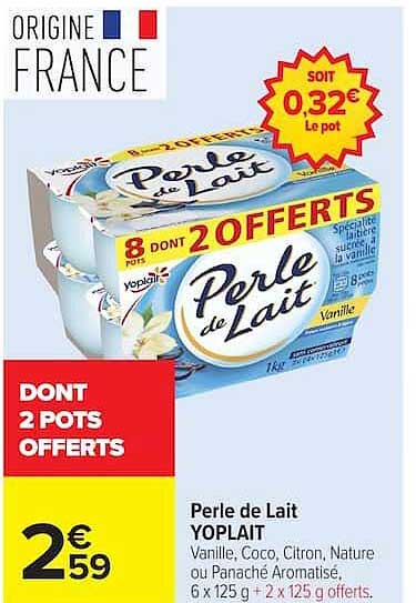 Perle de Lait YOPLAIT