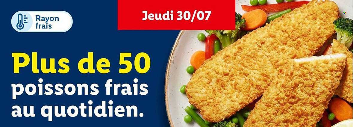 Plus de 50 poissons frais au quotidien.