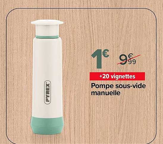 Pompe sous-vide manuelle