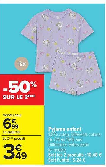 Pyjama enfant