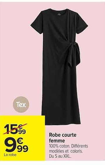 Robe courte femme