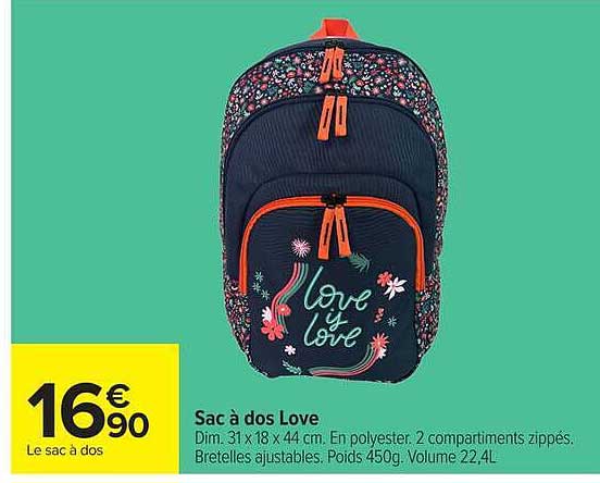 Sac à dos Love