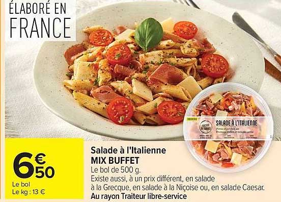 Salade à l'Italienne MIX BUFFET