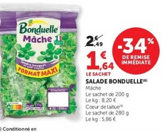 SALADE BONDUELLE Mâche