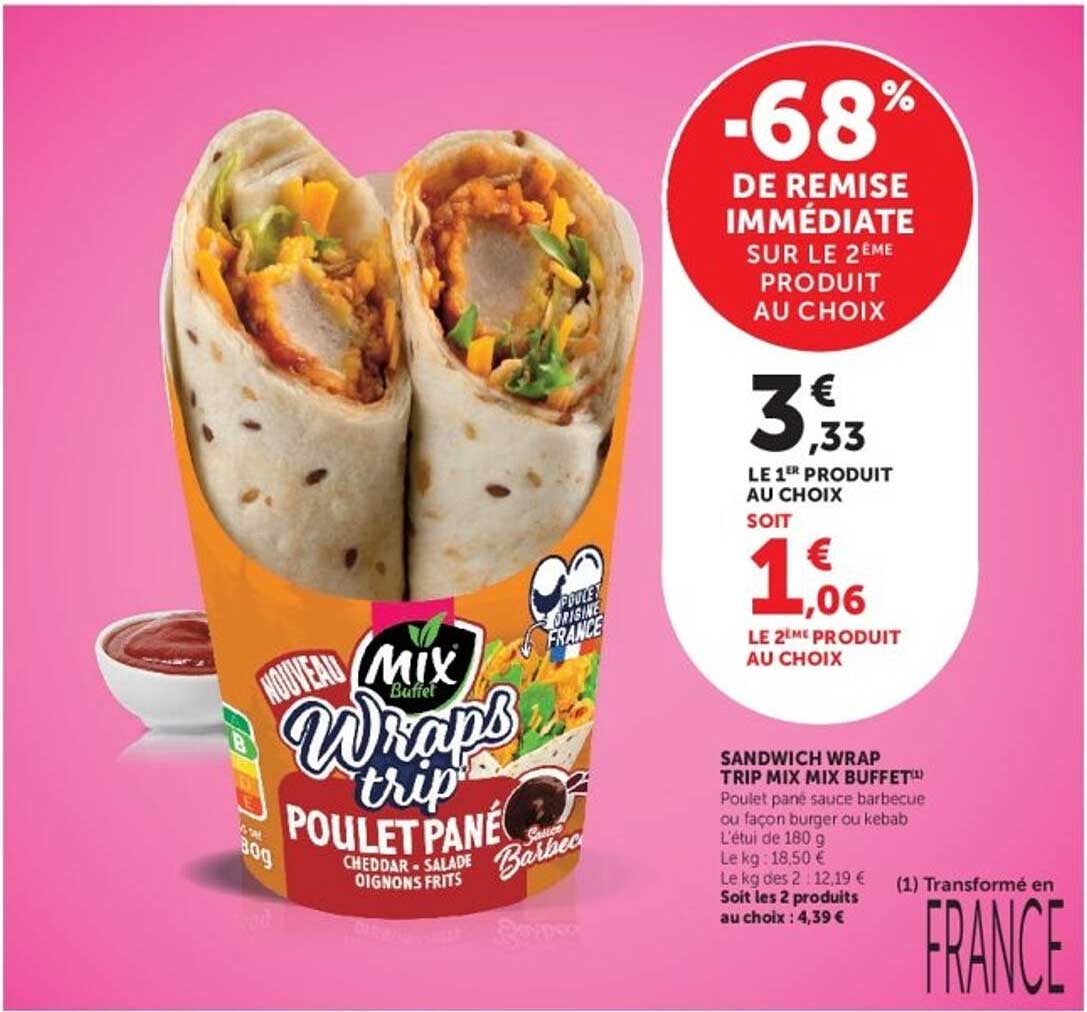 SANDWICH WRAP TRIP MIX MIX BUFFET™
