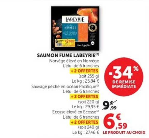 SAUMON FUMÉ LABEYRIE