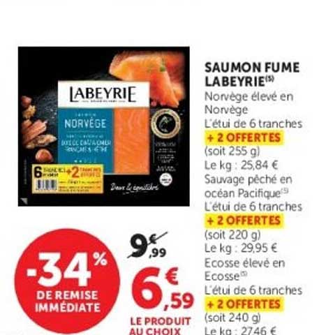 SAUMON FUMÉ LABEYRIE