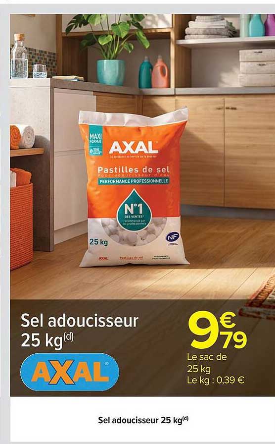 Sel adoucisseur 25 kg