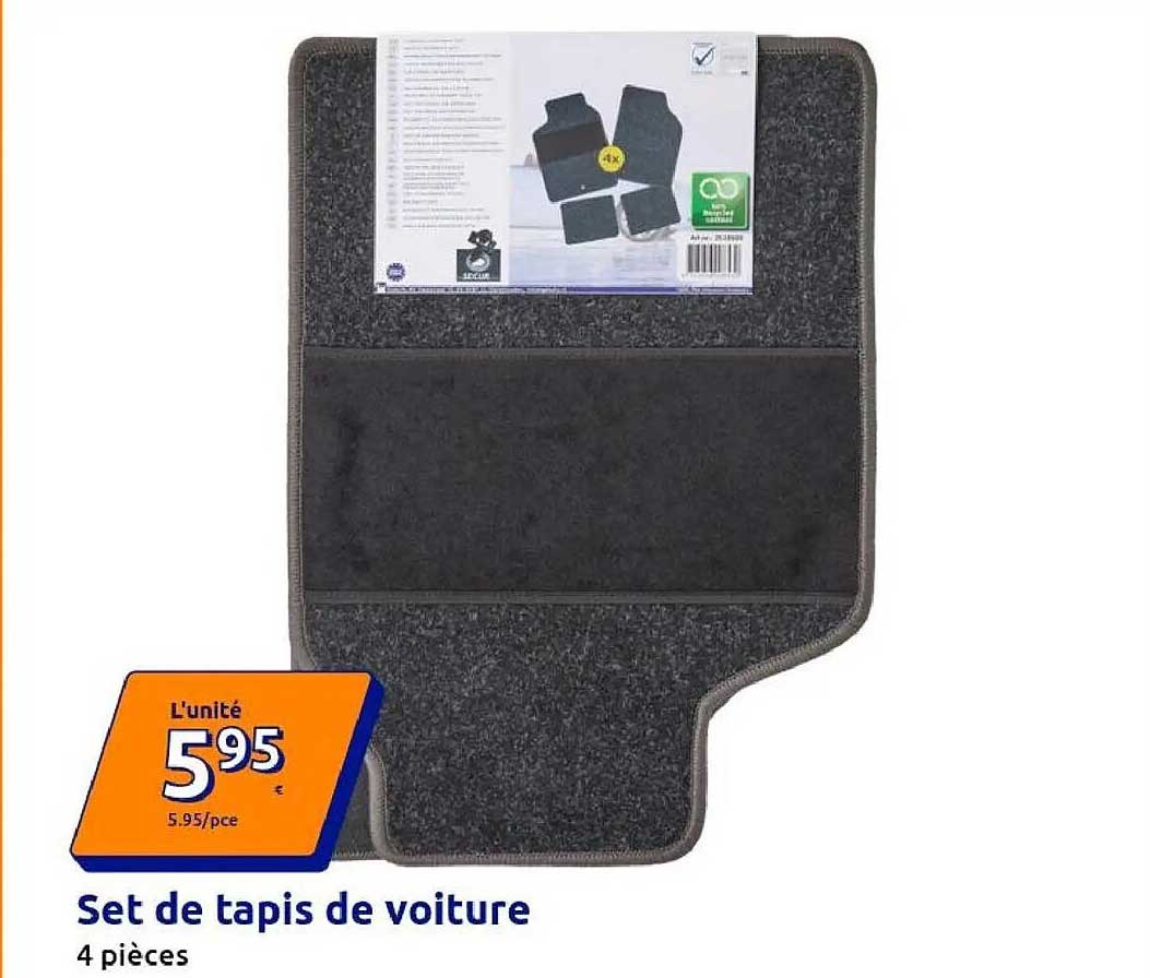 Set de tapis de voiture