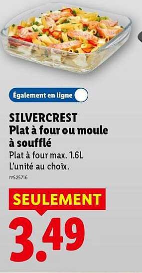 SILVERCREST Plat à four ou moule à soufflé