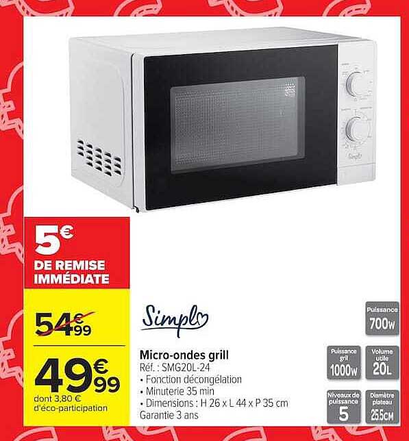 Simple Micro-ondes grill