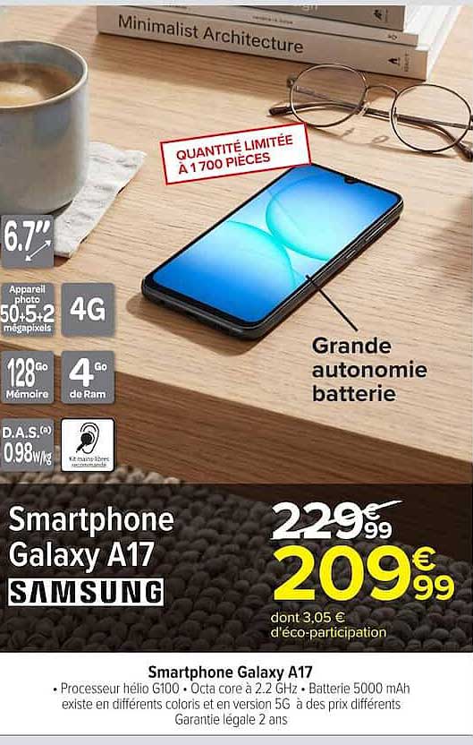 Smartphone Galaxy A17 SAMSUNG