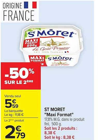 ST MORET "Maxi Format"