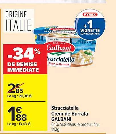 Stracciatella Coeur de Burrata GALBANI