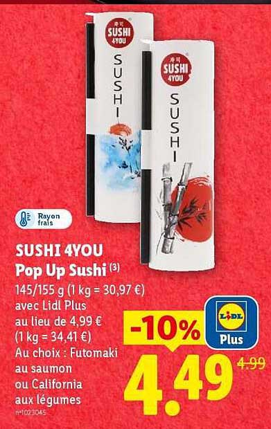 SUSHI 4YOU Pop Up Sushi