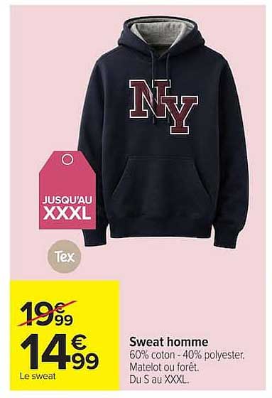 Sweat homme
