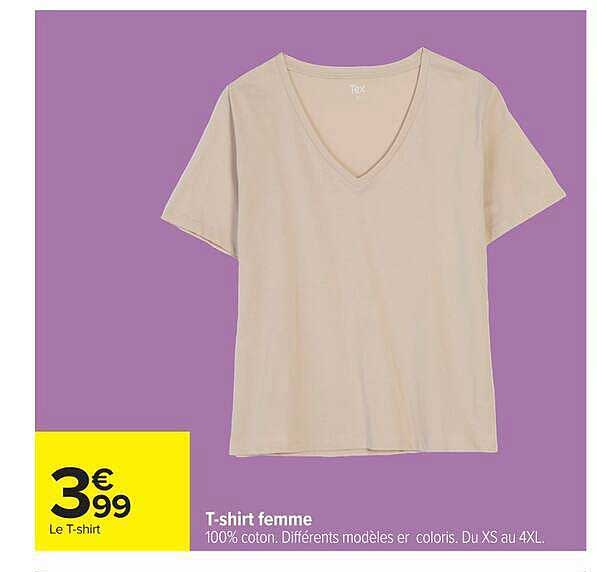 T-shirt femme