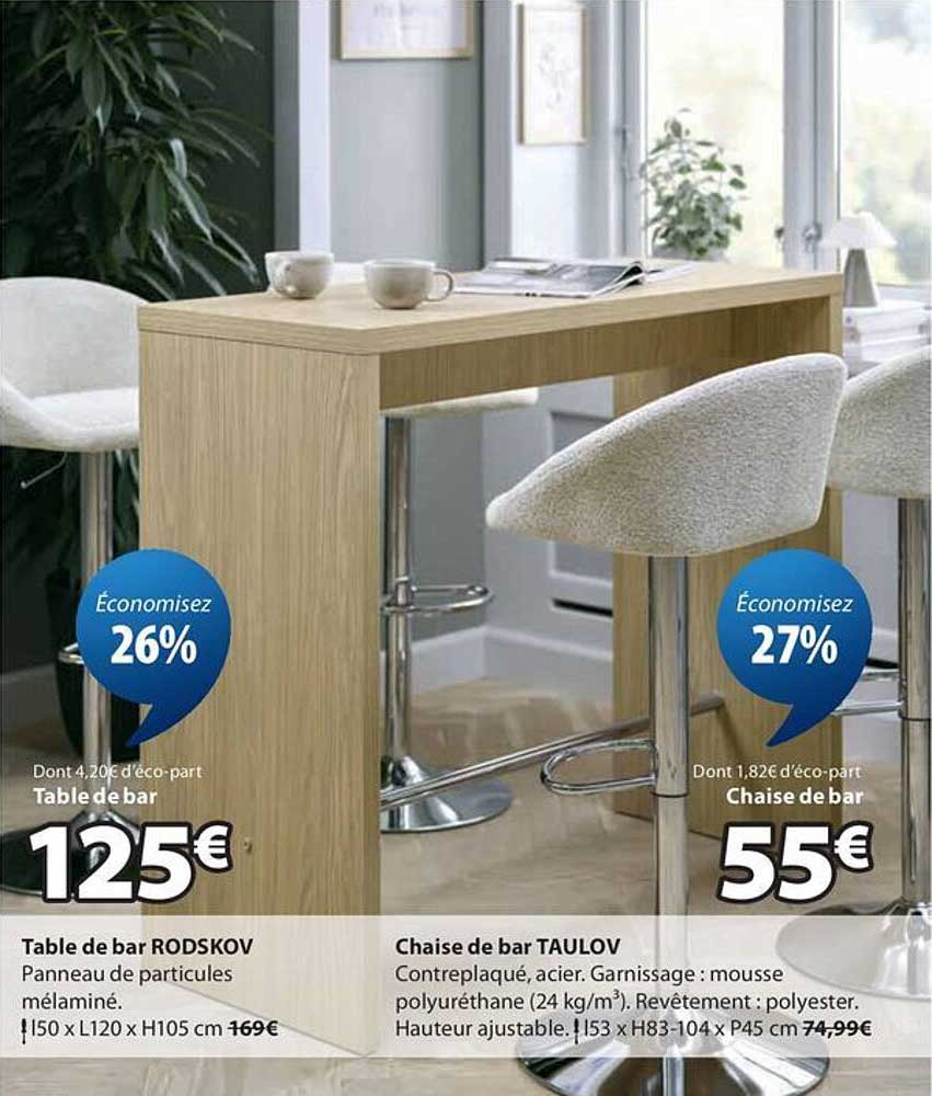 Table de bar RODSKOV