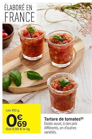 Tartare de tomates(v)