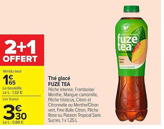 Thé glacé FUZE TEA