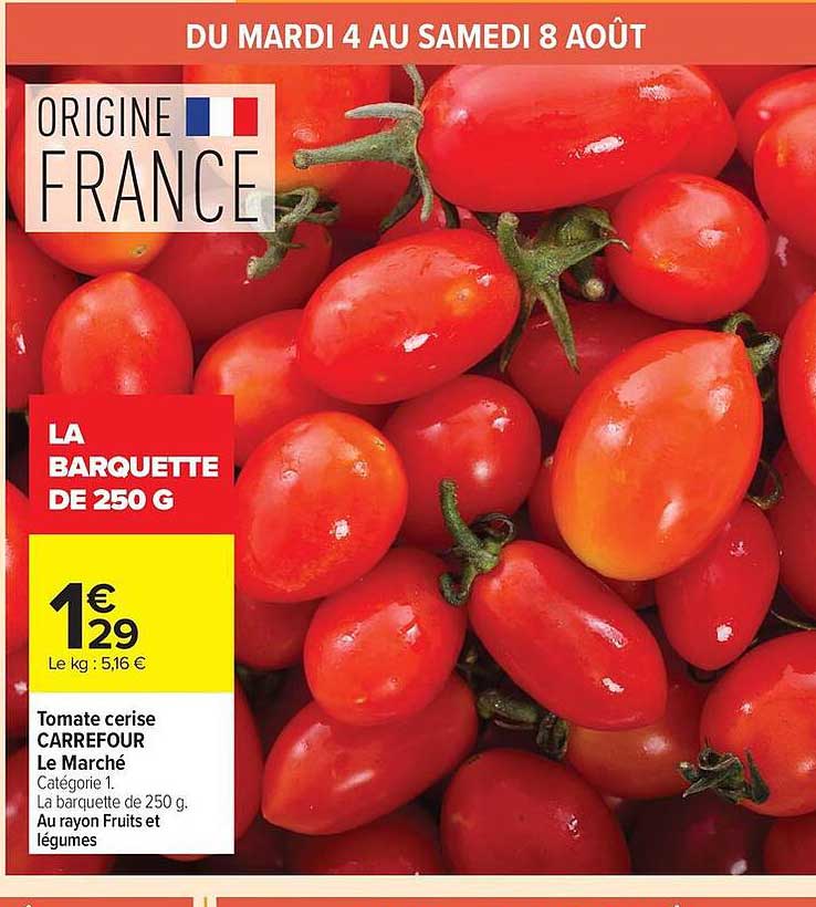 Tomate cerise CARREFOUR Le Marché