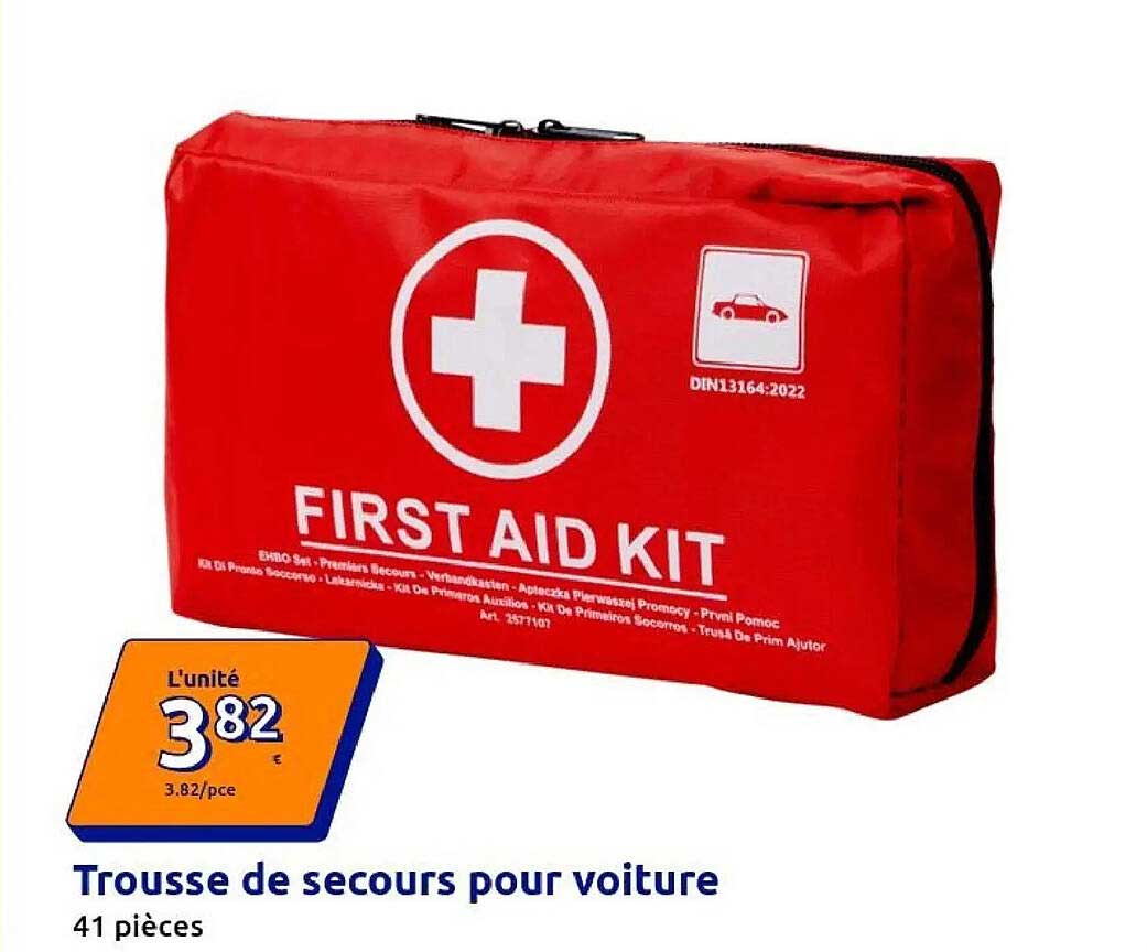 Trousse de secours pour voiture