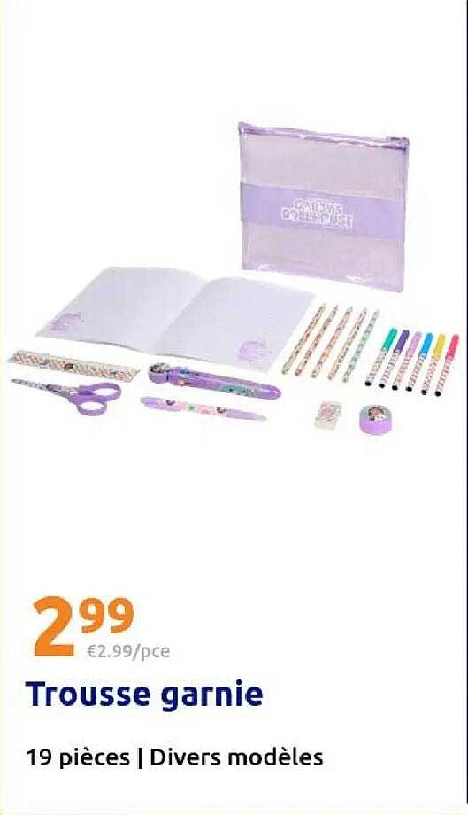Trousse garnie