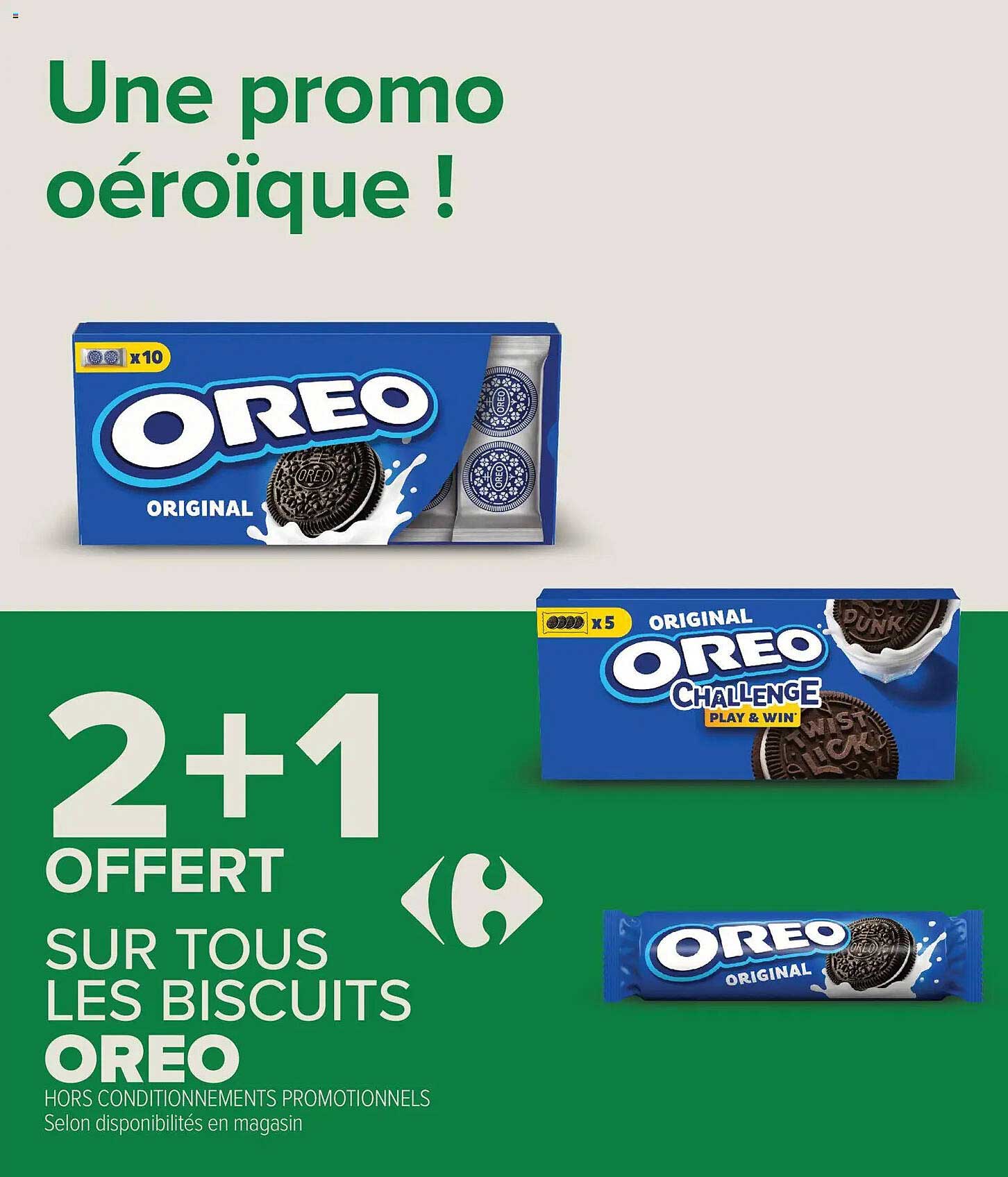 Une promo oéroique !
