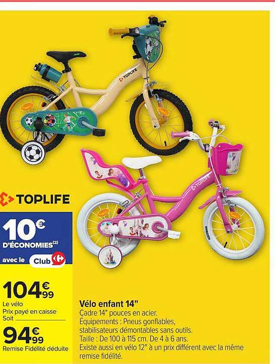 Vélo enfant 14"