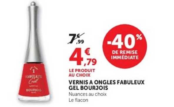 VERNIS A ONGLES FABULEUX GEL BOURJOIS