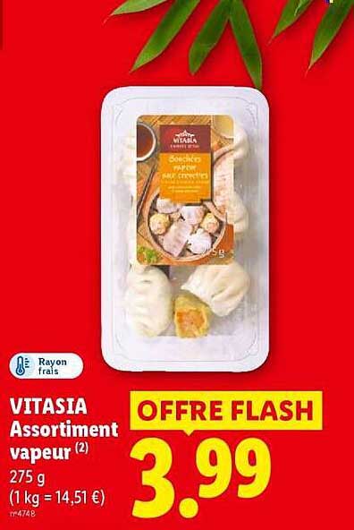 VITASIA Assortiment vapeur 275 g (1 kg = 14,51 €) OFFRE FLASH
