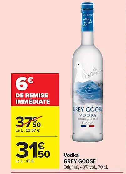 Vodka GREY GOOSE Original, 40% vol., 70 cl.