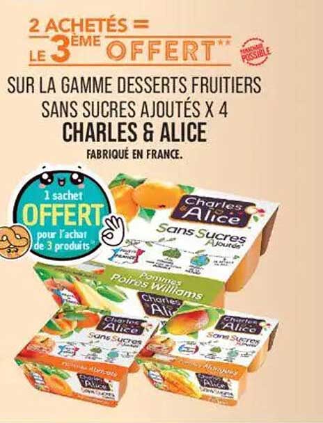 2 ACHETÉS = LE 3ÈME OFFERT**