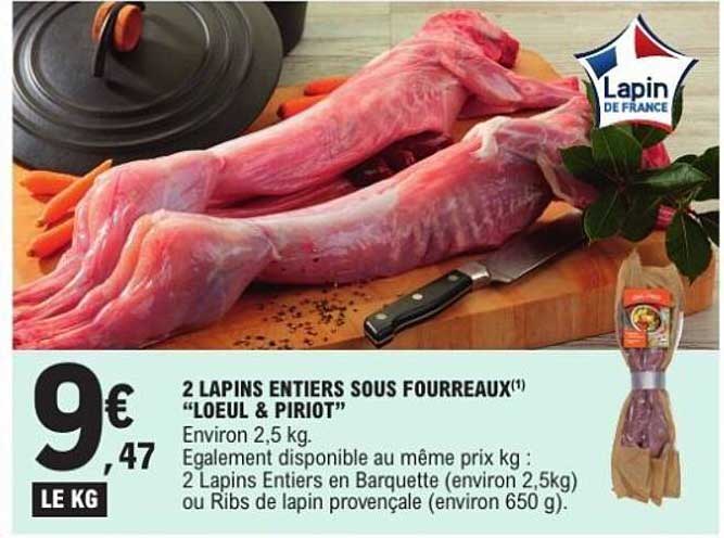 2 Lapins Entiers sous Fourreaux "Loeul & Piriot"