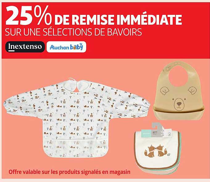 25% DE REMISE IMMEDIATE SUR UNE SÉLECTION DE BAVAIRS