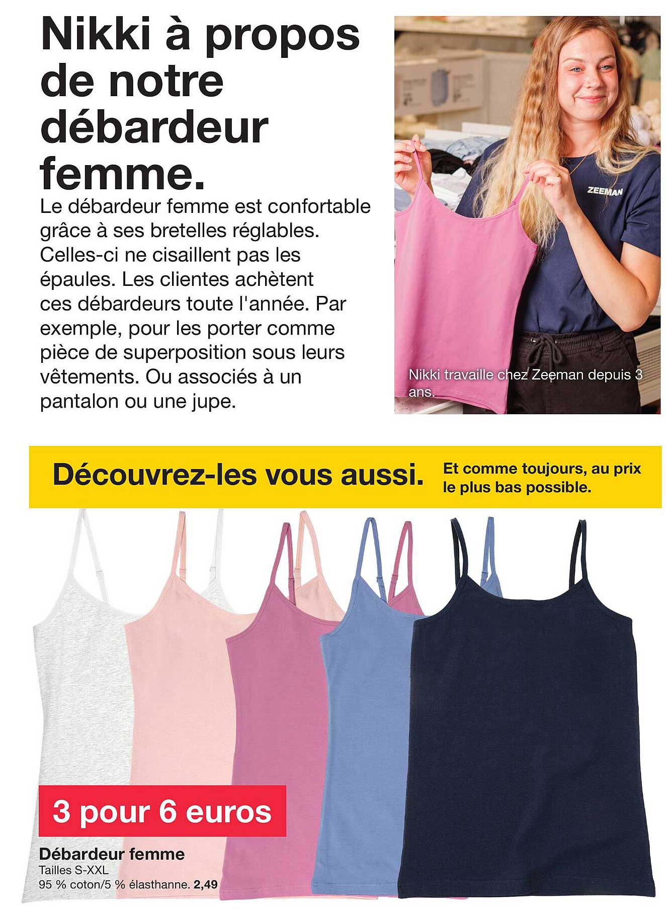 3 pour 6 euros