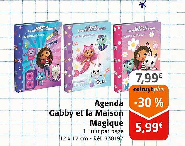 Agenda Gabby et la Maison Magique