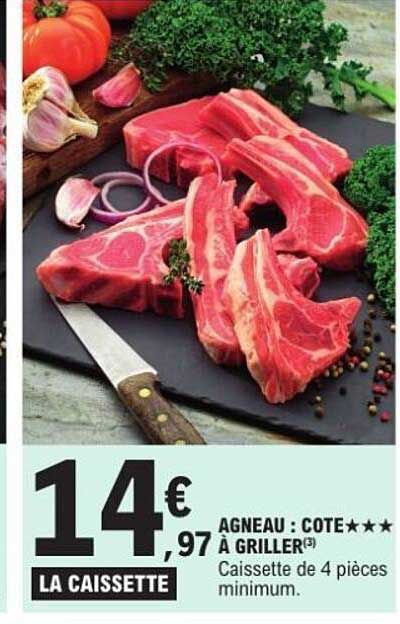AGNEAU : COTE★★★★ À GRILLER