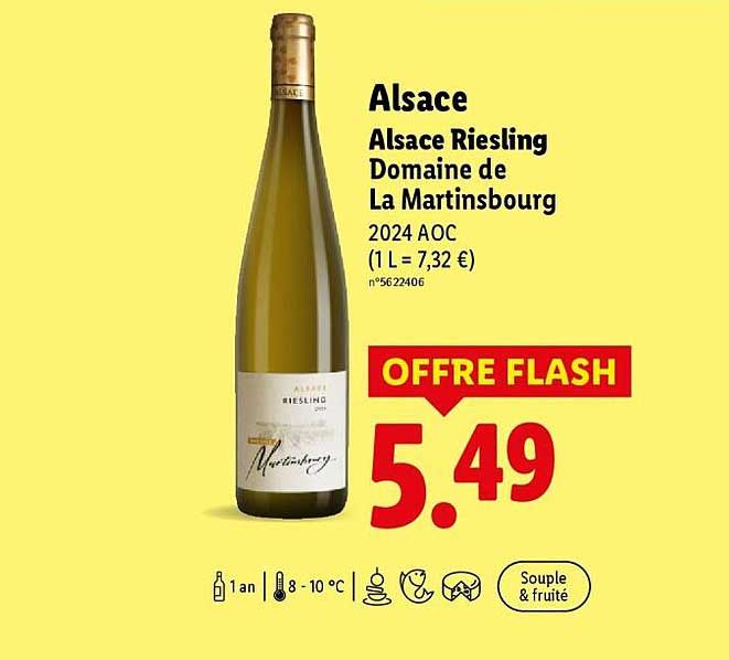 Alsace Riesling Domaine de La Martinsbourg