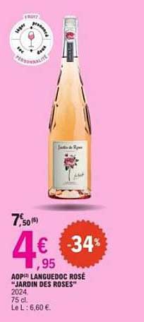 AOP Languedoc Rosé "Jardin des Roses" 2024