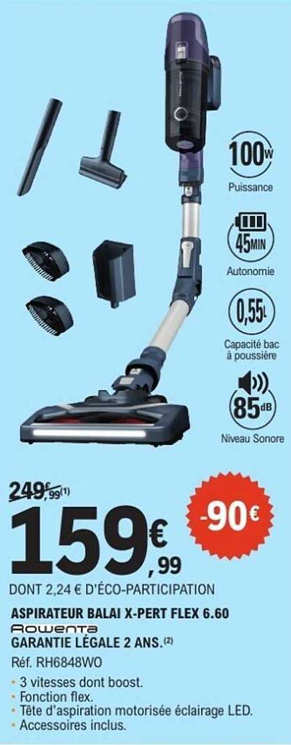 ASPIRATEUR BALAI X-PERT FLEX 6.60
