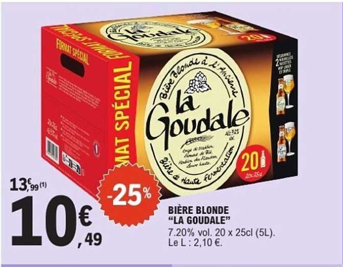 BIÈRE BLONDE “LA GOUDALE”