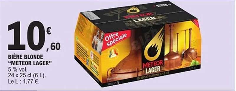 BIÈRE BLONDE “METEOR LAGER”