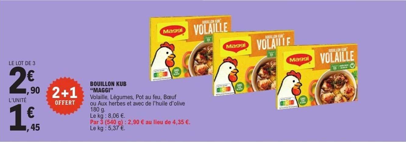 BOUILLON KUB "MAGGI"